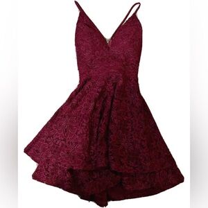 Burgundy Formal Dress